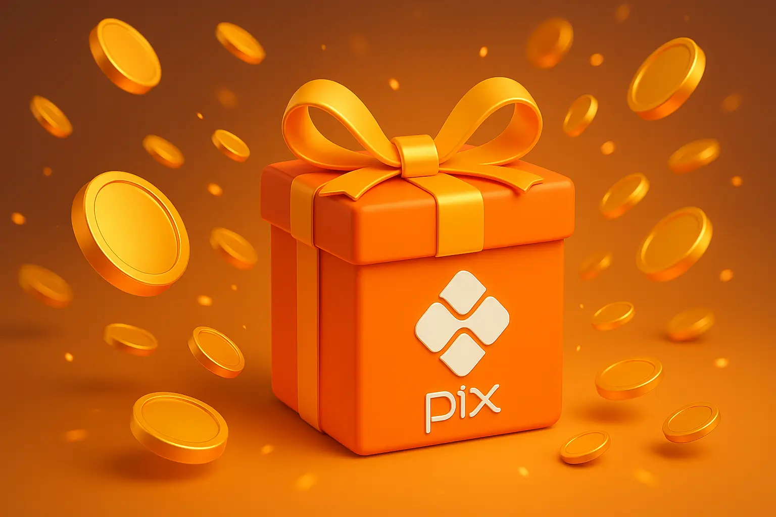 Banner de ofertas de boas-vindas com destaque para bônus até R$ 1.500 e Pix